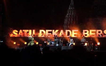 Malam Magis di Candi Prambanan, Gigi dan Dewa 19 Tutup PJF dengan Gemilang
