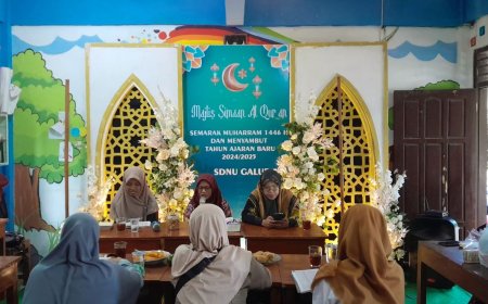 Semaan Al Quran di SD Nahdlatul Ulama Ikhtiar Batin untuk Mendoakan Anak-anak