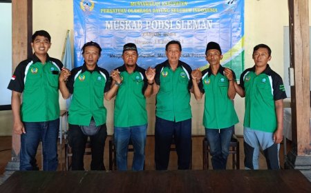 Wakil Ketua PWI Terpilih sebagai Ketua Umum PODSI Sleman