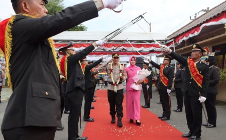 Sertijab Kapolres Purworejo, Kapolres Lama Pindah Tugas ke Pemalang, Penggantinya dari Gunungkidul
