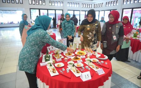DKPP dan TP PKK Klaten Menggelar Lomba Masak Ikan