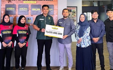Beri Dukungan Rp 220 Juta, Waroeng Steak Berharap Kontingen PON DIY Raih Emas