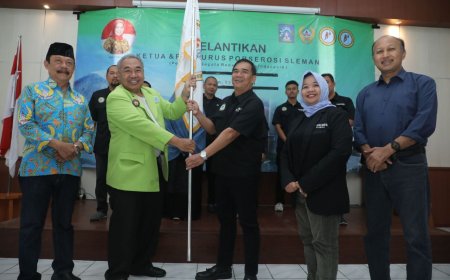 Pengurus Perserosi Kabupaten Sleman Dilantik, Mirza Ketua Umum, Silvia Wakil Ketua