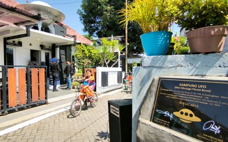 Ada Kampung UFO di Jogja, Menjaga Bumi dengan Sentuhan Luar Angkasa