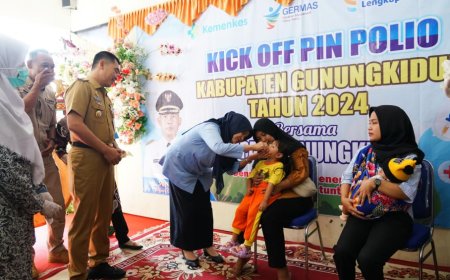 Puluhan Ribu Anak di Gunungkidul Jadi Sasaran Imunisasi Polio