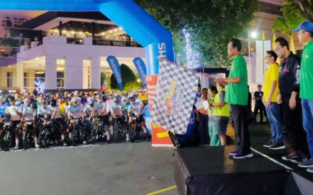 Dilepas Gubernur DIY, Ribuan Pesepeda Melintasi Perbukitan Menoreh
