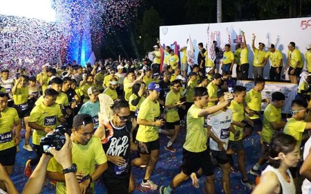 Lautan Manusia Penuhi Kawasan Senayan-Semanggi, Telkom Sukses Gelar Digiland Run 2024