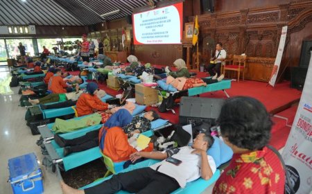 Ratusan Warga Mengikuti Donor Darah Hari Jadi ke-220 Klaten