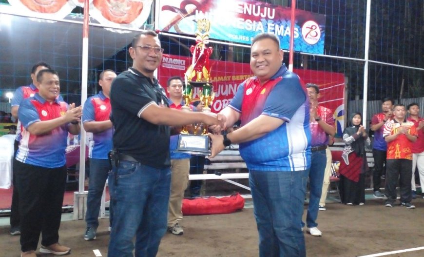 Kapolres Cup Dibanjiri Pecinta Bola Voli