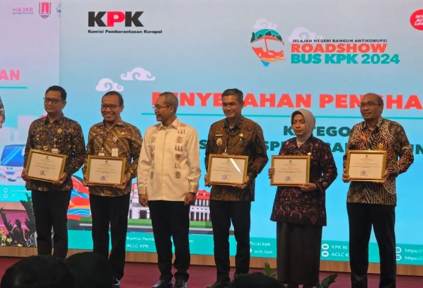 Kantor Pertanahan Purworejo Menerima Penghargaan dari KPK