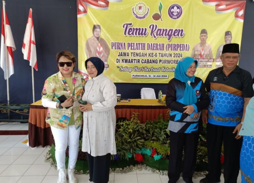 Wanita Ini Datang dari Belanda ke Purworejo Hanya karena Kangen Pramuka