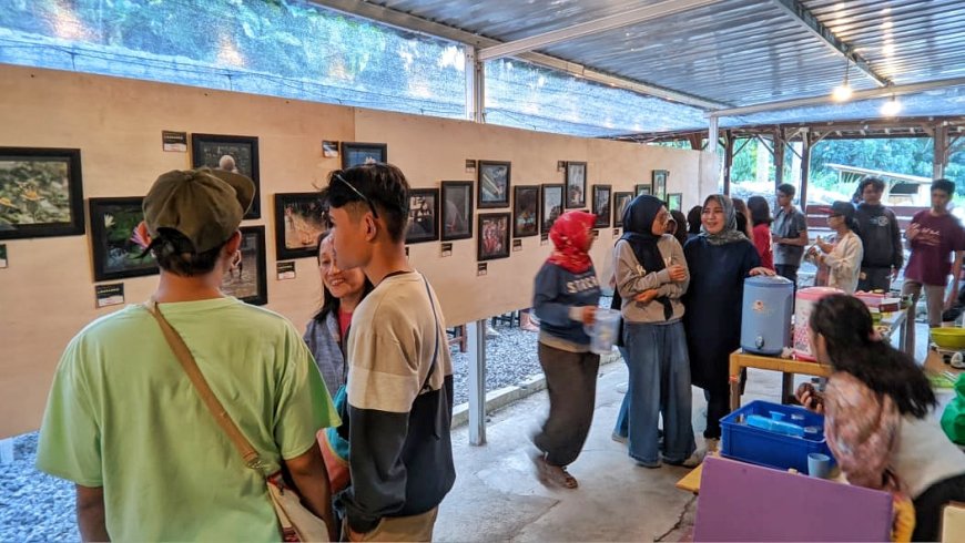 Seni tanpa Kompetisi, Sanggar Anak Alam Pameran di Warung Rahayu