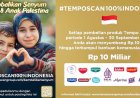 Didukung Raffi Ahmad dan Nagita, Tempo Scan Galang Donasi “Kembalikan Senyum Bayi dan Anak Palestina”