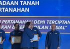 Kantah Purworejo Terima Penghargaan Berhasil Menuntaskan Pengadaan Tanah PSN Bendungan Bener