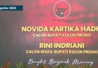 Novida Kartika Hadhi dan Rini Indriani Diusung PDI Perjuangan Maju Pilkada Kulonprogo