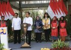 Meresmikan Pasar Godean, Jokowi: Nyuwun Tulung Nggih, Dirawat