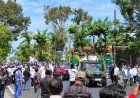 Paslon Yophi - Lukman Mendaftar ke KPU Diantar Ribuan Orang dari Koalisi Purworejo Juara
