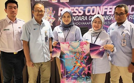 KAI Bandara Glownight Fun Run 2024 Hadirkan Pengalaman Lari Malam Penuh Cahaya