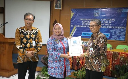 Dinas Pendidikan Instansi di Pemkab Sleman dengan PNS Terbanyak Naik Pangkat