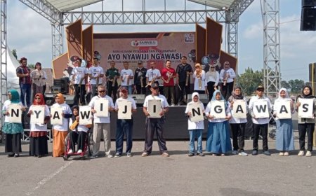 Bawaslu Bantul Launching Gerakan Ayo Nyawiji Ngawasi