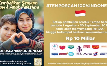 Didukung Raffi Ahmad dan Nagita, Tempo Scan Galang Donasi “Kembalikan Senyum Bayi dan Anak Palestina”
