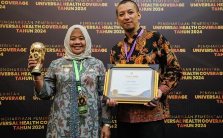 Pemkab Sleman Meraih Penghargaan UHC Kategori Utama