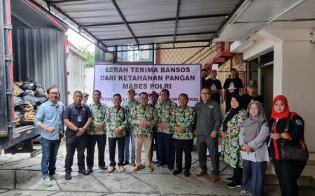 Ikatan Keluarga Gunungkidul Menerima 5.324 Paket Sembako dari Mabes Polri