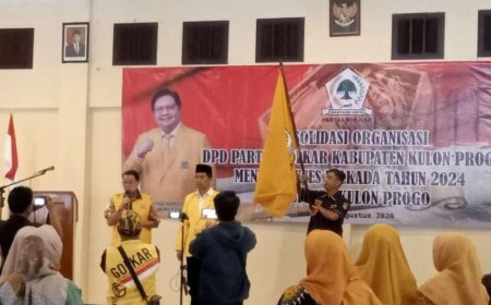 Suharto Kembali Pimpin Golkar Kulonprogo, Target Sukses Pilkada 2024