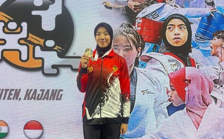Bripda Ifah Alfanita Anggota Polres Kulonprogo Juara Taekwondo International