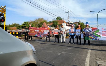 Sering Terjadi Kecelakaan Maut di Perlintasan Kereta Api, PT KAI Sosialisasi