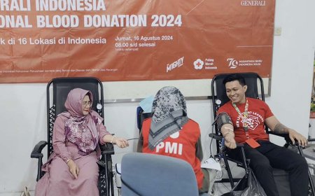 Generali Indonesia Gelar Donor Darah Serempak di 16 Titik di Seluruh Indonesia