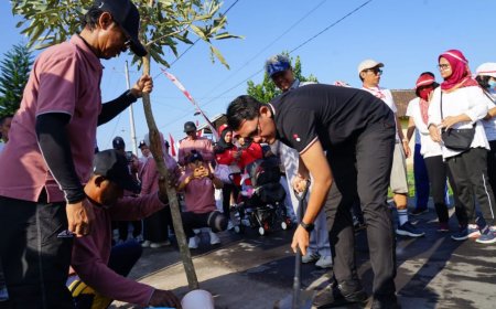 Ribuan Warga Mengikuti Jalan Sehat HUT RI di Padukuhan Juwangen Sleman
