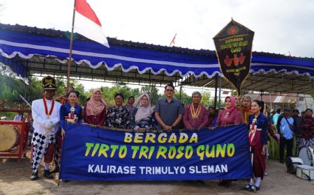 Kirab Merti Dusun Kalirase Trimulyo Menambah Semarak Peringatan HUT RI