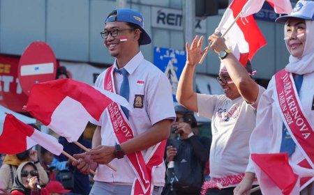 Semarakkan HUT ke-79 Kemerdekaan, 44 Kontingen Ikuti Karnaval Pembangunan 