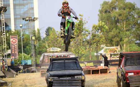 Seru, Gas Pol Kejar Poin Seri Ketiga Trial Game Dirt di Yogyakarta