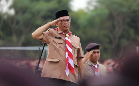 Gerakan Pramuka Kwartir Cabang Sleman Gelar Apel Besar
