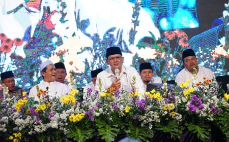 Ribuan Warga Berkumpul Melantunkan Sholawat, HUT RI di Dusun Susukan Sleman