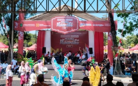 Karnaval Wisata Pesona Mahardika Kulonprogo Disaksikan Ribuan Penonton