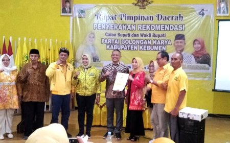 Partai Golkar Kebumen Resmi Usung Paslon Arif – Rista