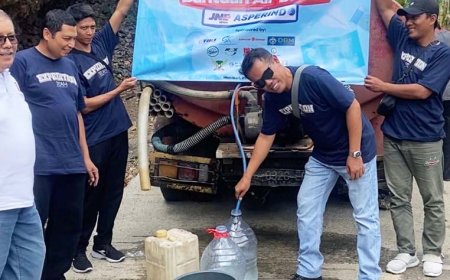 ASPERINDO dan JNE Maknai HUT RI Dengan Berbagi, Salurkan Air Bersih di Gunungkidul