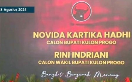 Novida Kartika Hadhi dan Rini Indriani Diusung PDI Perjuangan Maju Pilkada Kulonprogo