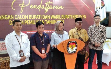 Dua Paslon Sudah Memberikan Jadwal Mendaftar di KPU Kebumen