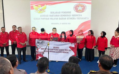Deklarasikan Damai Pilkada, Polda dan DPW AWDI DIY Ajak Warga Bertanggungjawab Memberi Suara