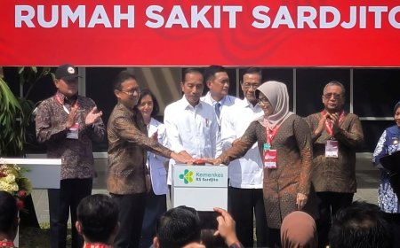 Seperti Hotel Bintang Lima, Jokowi Meresmikan Gedung Pelayanan Kesehatan Ibu dan Anak RSUP Dr Sardjito