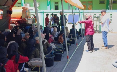 Mahasiswa Poltekkes Kemenkes Yogyakarta Mengikuti Pelatihan Sanitasi