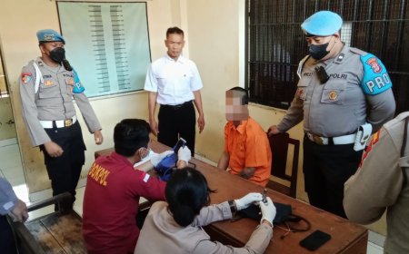 Dokkes Polres Kulonprogo Rutin Periksa Kesehatan Tahanan