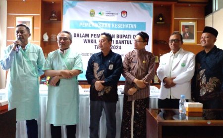 Dua Paslon Pilkada Bantul Periksa Kesehatan Selama Delapan Jam