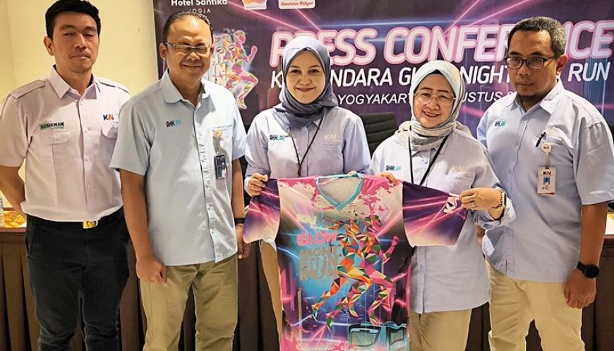 KAI Bandara Glownight Fun Run 2024 Hadirkan Pengalaman Lari Malam Penuh Cahaya