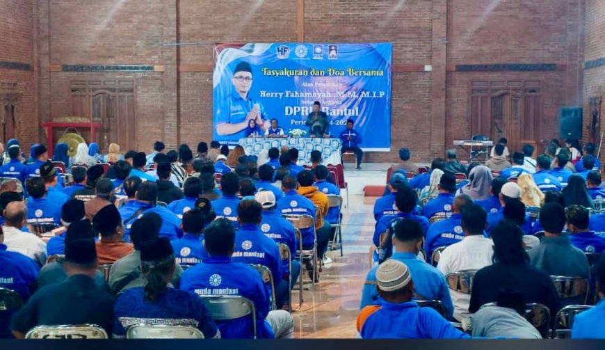 Gelar Tasyakuran, Herry Fahamsyah Terus Memperjuangkan Dusun Binaannya