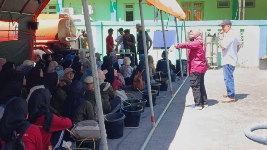 Mahasiswa Poltekkes Kemenkes Yogyakarta Mengikuti Pelatihan Sanitasi